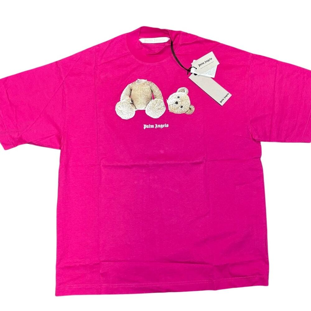 NWT Palm Angels Broken Teddy Bear T-Shirt - Women's Large